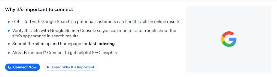 connect our site to Google